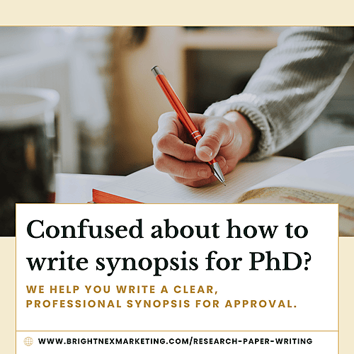 Phd synopsis writing